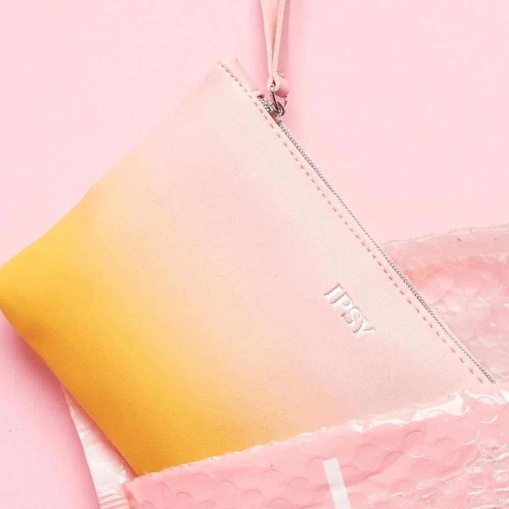 Ipsy Ombre Cosmetic Clutch Bag